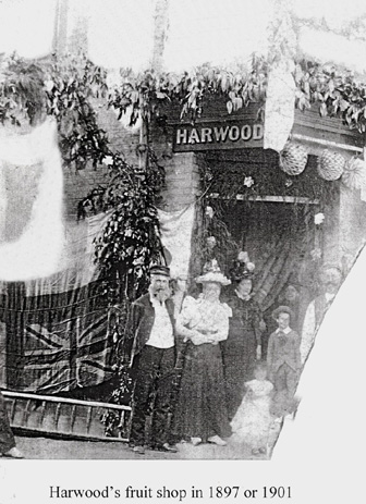 Harwoods fruit shop c1900